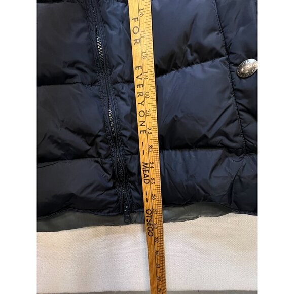 Banana Republic Men's Midweight Puffer Vest Full Zip Sleeveless Size L Black - Picture 5 of 9